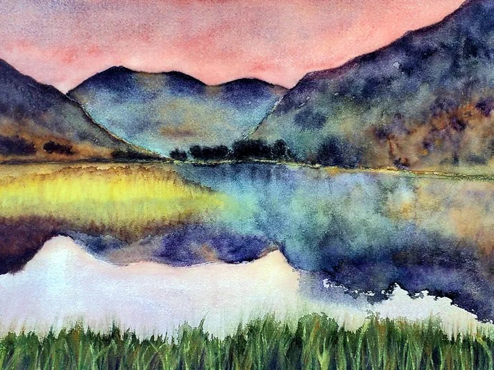 Dent, Michelle. Sunset. mid-2000s. oil painting. Private collection