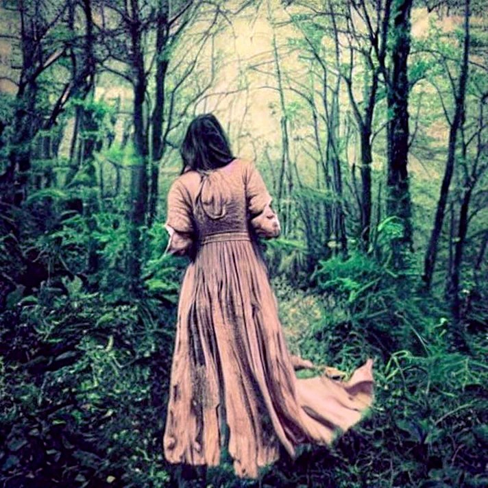 mary oliver - woman entering the woods